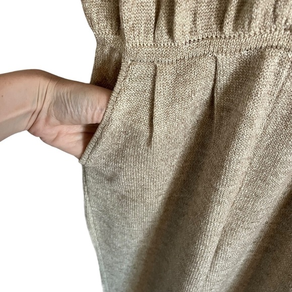 VINTAGE 80s ST. JOHN Santana Knit Short Sleeve Jumpsuit - Picture 8 of 15